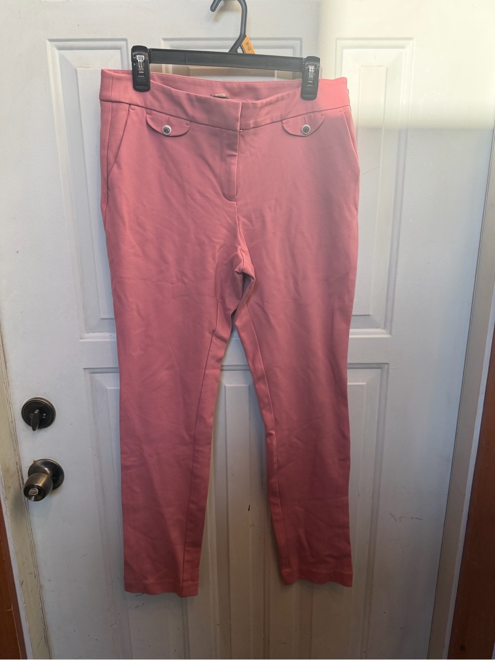 Anne Klein Rose Pink Skinny Ankle Pants